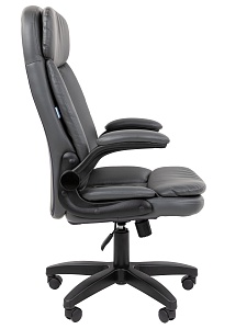 Офисное кресло CHAIRMAN 533, экокожа, серый